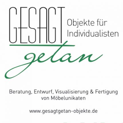 Logo van Gesagt Getan GmbH & Co. KG Möbeldesign