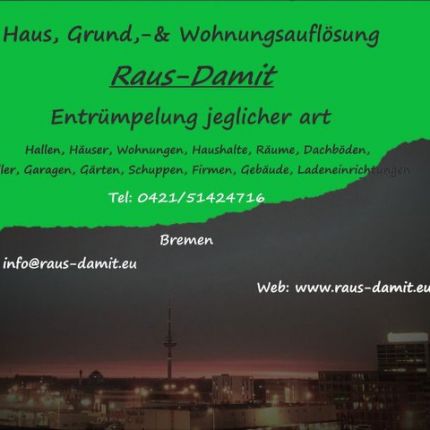 Logo from Haus,Grund,- und Wohnungsauflösung Raus-Damit