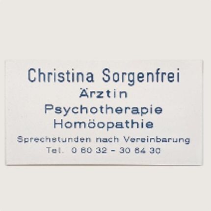 Logo from Christina Sorgenfrei Ärztin für Psychotherapie