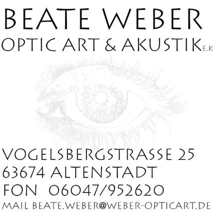 Logo von Beate Weber Optic Art & Akustik e.K.