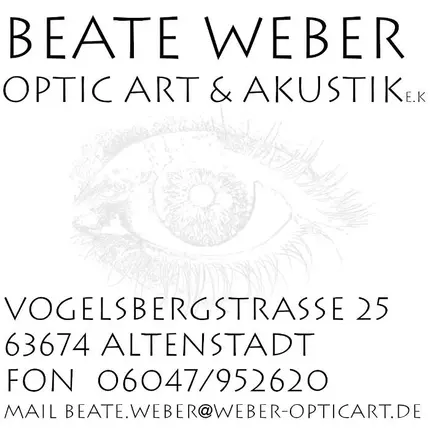 Logo da Beate Weber Optic Art & Akustik e.K.