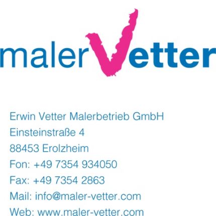Logotyp från Vetter Erwin Malerbetrieb GmbH