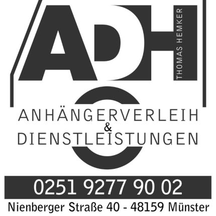 Logotyp från ADH Anhängerverleih & Dienstleistungen