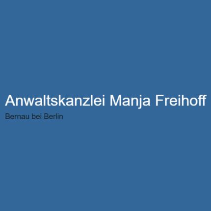 Logo from Rechtsanwältin Manja Freihoff