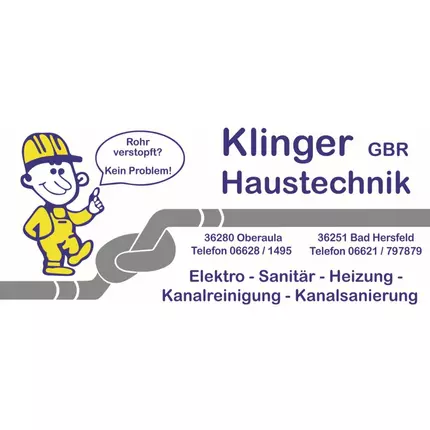 Logo od Klinger GbR Haustechnik  Elektro- Sanitär- Heizung- Rohr- und Kanalreinigung