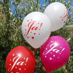 Latexballons JA Hochzeit