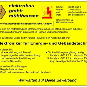 Bild von e/m elektrobau gmbh mühlhausen