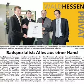 Bild von Firma Herrmann & Firges Badspezialisten