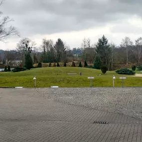 Kundenparkplätze vor der AXA Agentur Hitzfeld + Kollegen GmbH