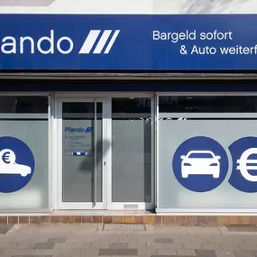 Außenansicht Pfando Filiale Duisburg