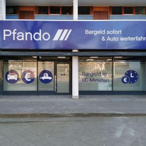 Außenansicht Pfando Filiale Kassel