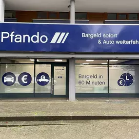 Außenansicht Pfando Filiale Kassel