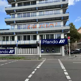 Außenansicht Pfando Filiale Mannheim