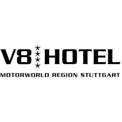 Logo from V8 Hotel Motorworld Region Stuttgart