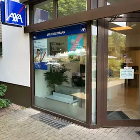 AXA Jan Trautmann, Büro (Außenansicht / Eingang) Griembergweg 1