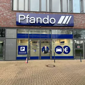 Außenansicht Pfando Filiale Hannover