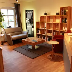 Team 7 Wohnzimmer in unserer Ausstellung