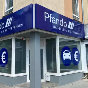 Außenansicht Pfando Filiale Braunschweig