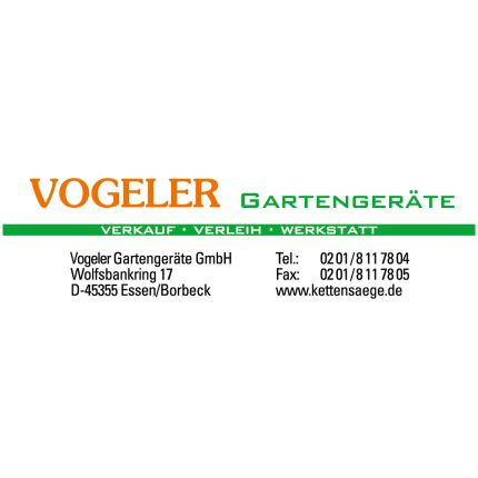 Logo od Vogeler Gartengeräte GmbH