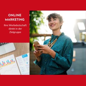 ONLINE MARKETING - IHRE WERBEBOTSCHAFT DIREKT IN DER ZIELGRUPPE
Um Ihre individuellen Ziele zu erreichen und positive Botschaften über Ihr Unternehmen zu verbreiten, nutzen wir als Werbeagentur die Stärke eines breiten Portfolios an digitalen Werkzeugen des Online-Marketing. Vom reichweitenstarken Suchmaschinenmarketing (SEM), über aktivierende Social-Media-Marketing (SMM) Kampagnen, direkte Ansprache durch gezieltes E-Mail Marketing bis hin zum passiven Empfehlungsmarketing, um Ihre Reputation 