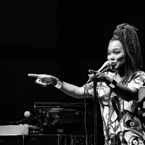 China Moses a soul, a personality, so strong and impressive. Jazz festival Karlsruhe 2019