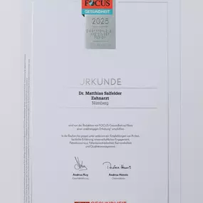 Bild von Dr. med. dent. Matthias Salfelder Zahnarzt Nürnberg