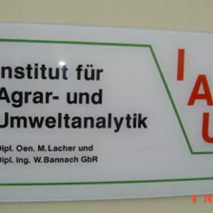 Logo van Institut für Agrar-& Umweltanalytik