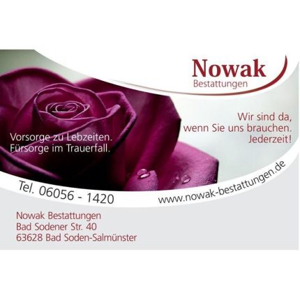 Logotipo de Nowak Bestattungen