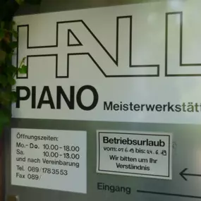 Piano Hall Klavierreparaturen München