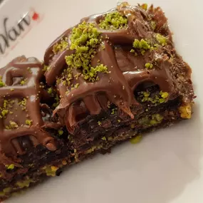 Baklava mit Schokoladenfüllung