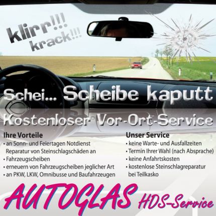 Logo van AUTOGLAS HDS-Service Horst Schneider