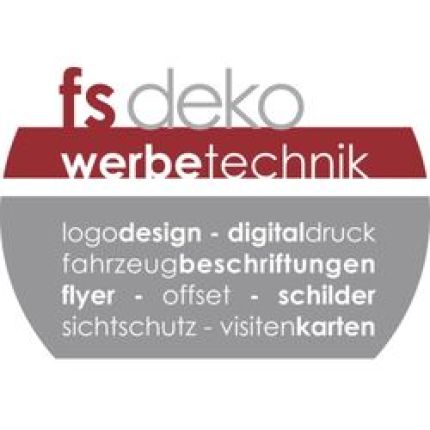 Logo fra fs deko werbetechnik & visuelles marketing