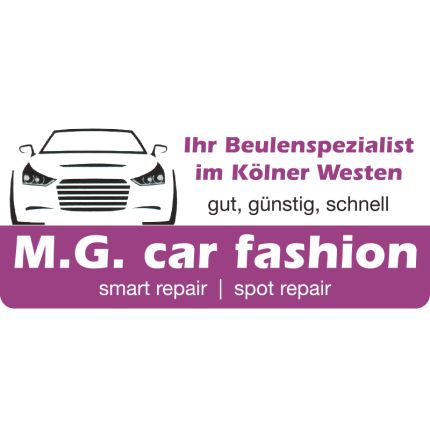 Logotyp från M.G. car fashion | Autoaufbereitung, Autolackierung und Beulendoktor Köln