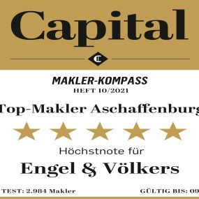 Engel & Völkers Aschaffenburg Top Makler Auszeichnung von Capital