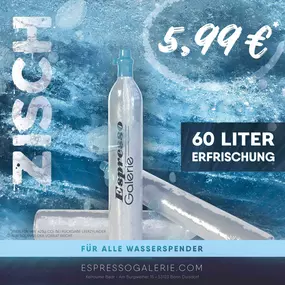 Kohlensäure Tauschbehälter für Wassersprudler