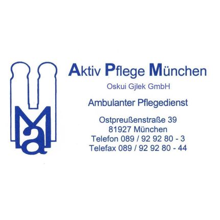 Logo van Aktiv Pflege München Oskui Gjlek GmbH