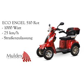 Elektromobil Eco Engel 510 Rot 1000 Watt