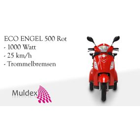 Eco Engel 500 Rot 1000 Watt 25 km h / E-Roller Seniorenmobil