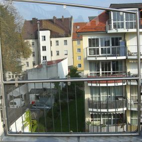 Balkontrennwand | Glasschleiferei & Glaserei | Ditl R. & Co. | München