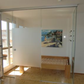 Raumteiler aus Glas | Glasschleiferei & Glaserei | Ditl R. & Co. | München