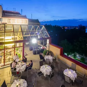 Outdoor patio dining