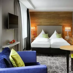 Business double room, queen-size bed, wheelchair accessible A+D