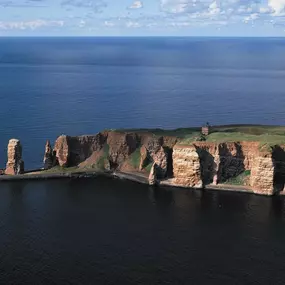 Heligoland, aerial view with ‘Lange Anna’