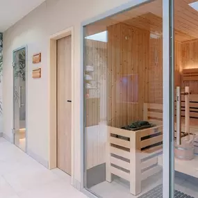 sauna, steam bath