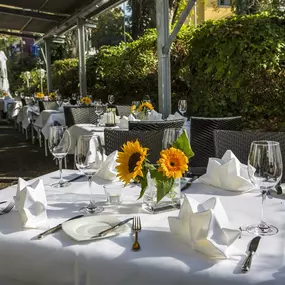 Terrace dining area