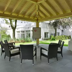 Outdoor Meeting under pavilion