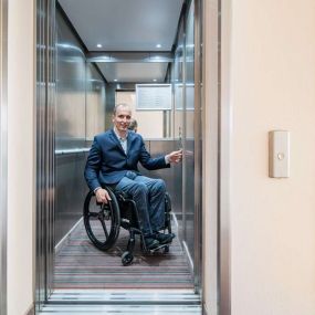 Wheelchair accessible elevator