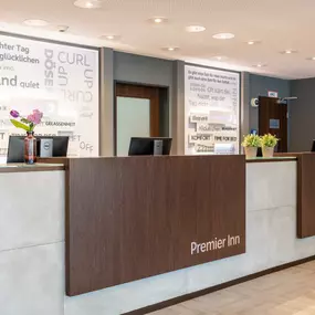 Premier Inn Munich Airport Ost hotel reception