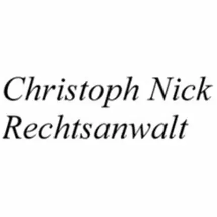 Logotyp från Christoph Nick Rechtsanwalt