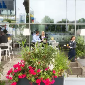 Terrasse im Maritim Hotel Frankfurt